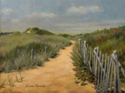 Sandy Path Among The Dunes