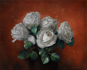 Roses On Red